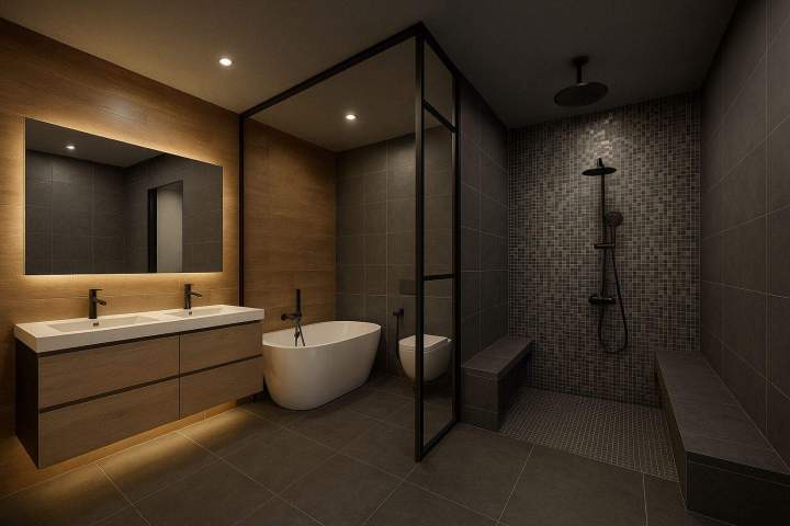 Aménagement de salle de bains Tours